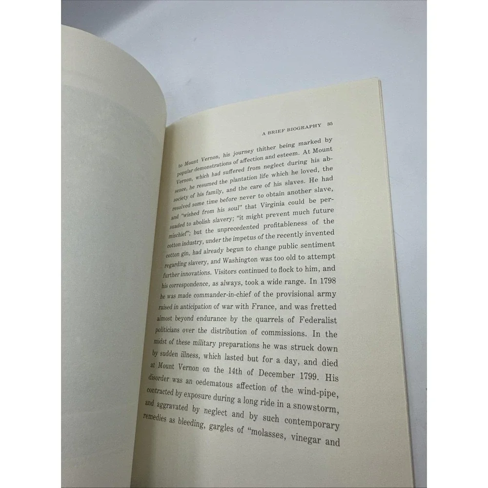 George Washington: A Brief Biography by William‎ MacDonald 1973 Historical Book